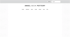 Desktop Screenshot of anselbeckpottery.com