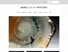 Tablet Screenshot of anselbeckpottery.com